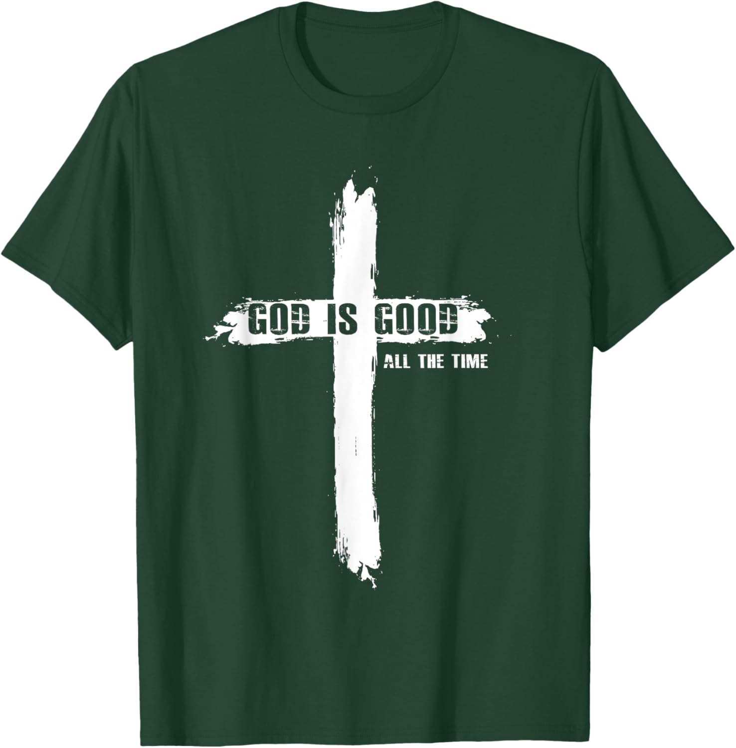 God Is Good Cross Funny Christian Shirt Women T-Shirt - T-Shirt | Forest