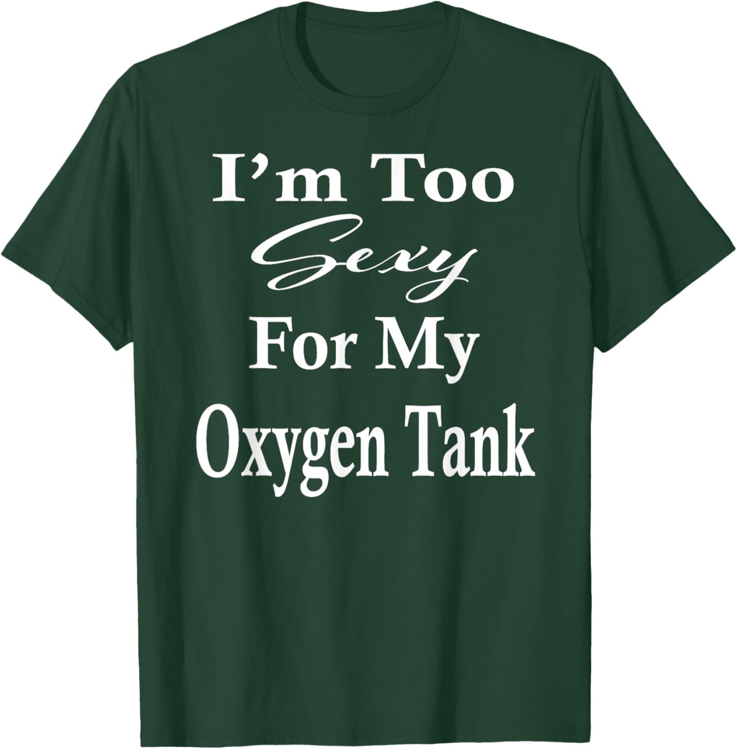 Oxygen Tank Humor Lung Surgery Recovery Get Well Soon Gifts T-Shirt - T-Shirt | Forest