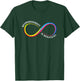 Neurodiversity Rainbow Infinity Neurodiversity Is Beautiful T-Shirt - T-Shirt | Forest