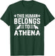 Dog Name Athena Personalised Gift Pet Name Athena T-Shirt - T-Shirt | Forest