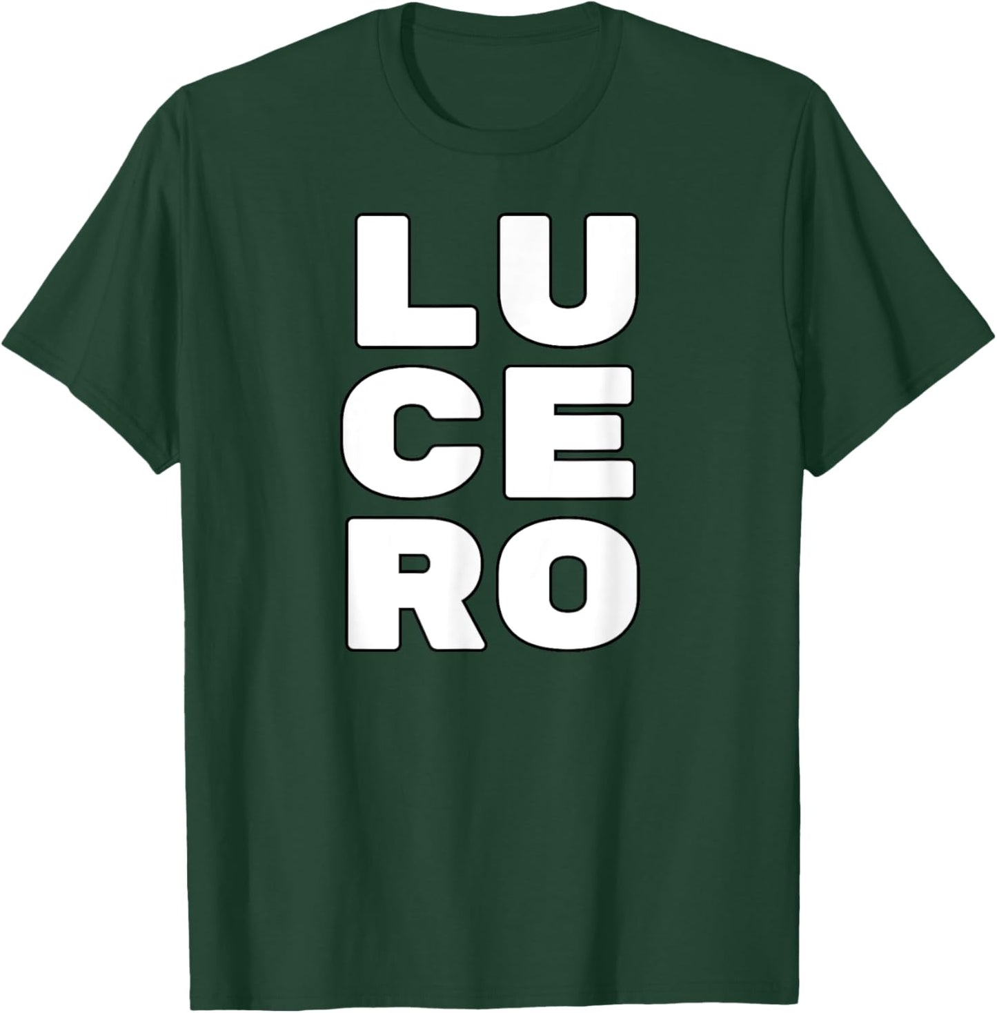 LUCERO Personalized Retro Girls Custom LUCERO Name T-Shirt - T-Shirt | Forest