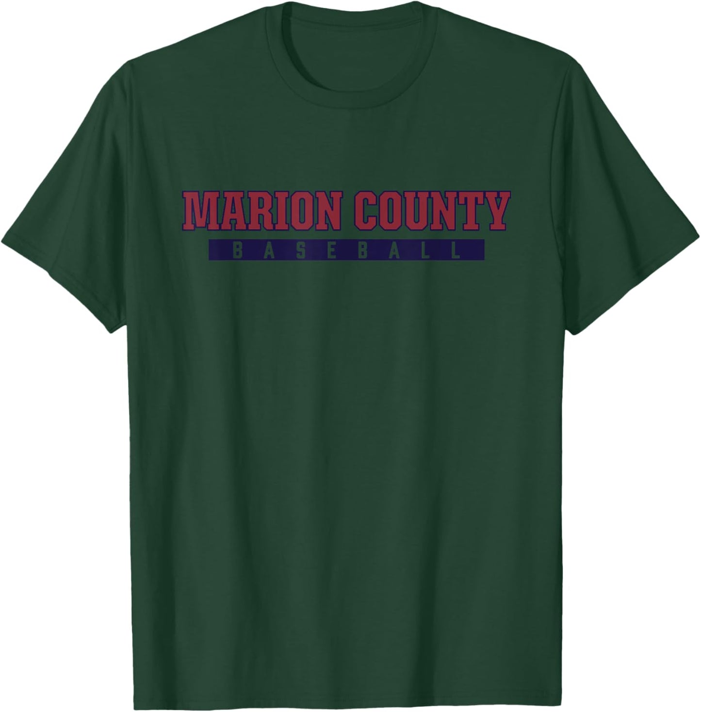 Marion County High School Baseball T-Shirt - T-Shirt | Forest