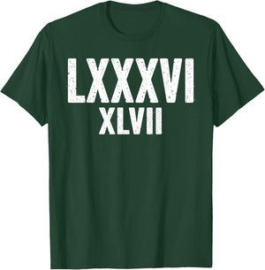 86 47 Roman Numerals LXXXVI XLVII 8647 Anti Trump T-Shirt - T-Shirt | Forest
