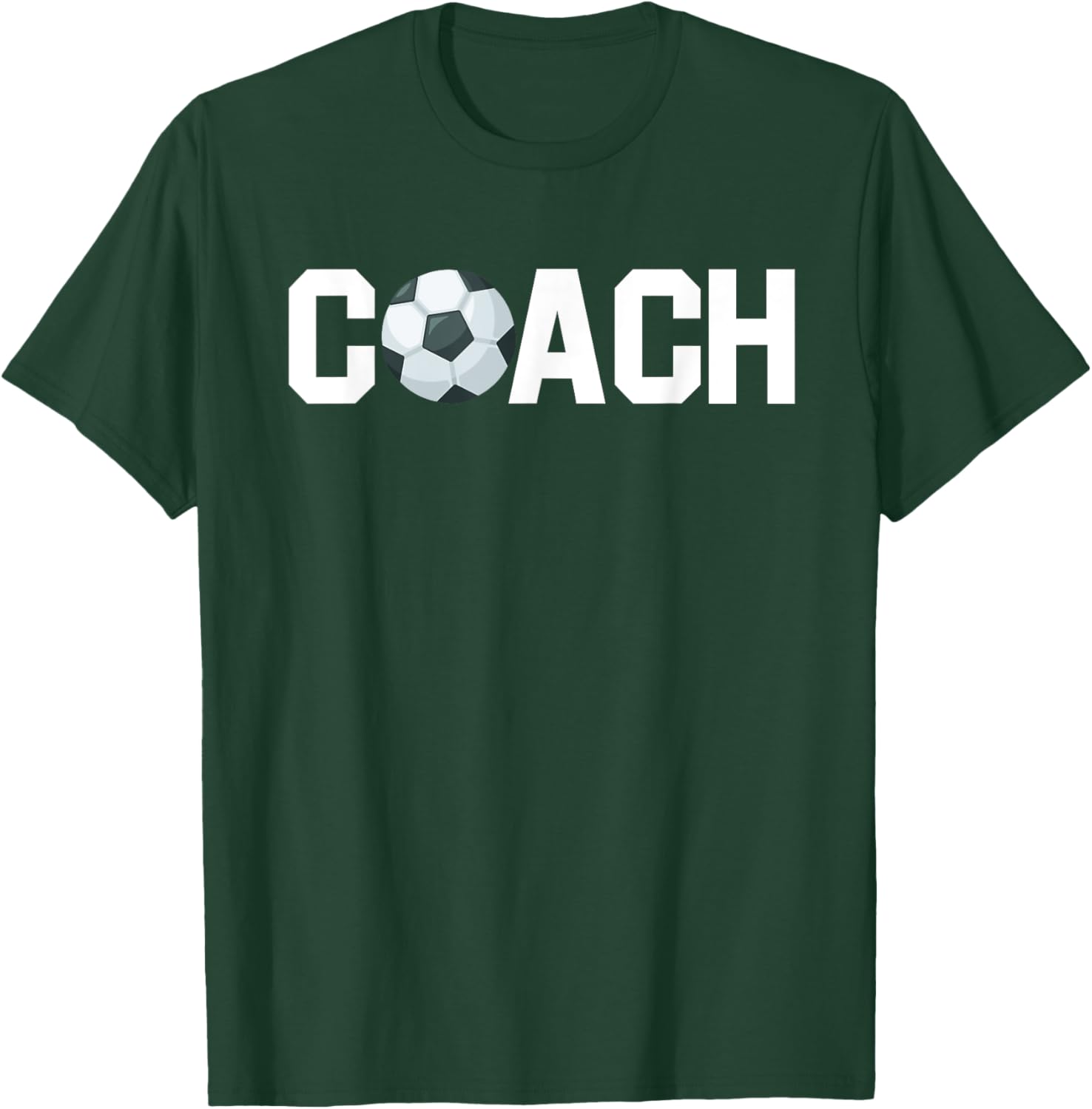 Soccer Coach Funny Football Trainer Baller Field Game Outfit T-Shirt - T-Shirt | Forest