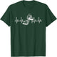 Bare Knuckle Boxing Heartbeat Boxing Hand Fighting Sport T-Shirt - T-Shirt | Forest