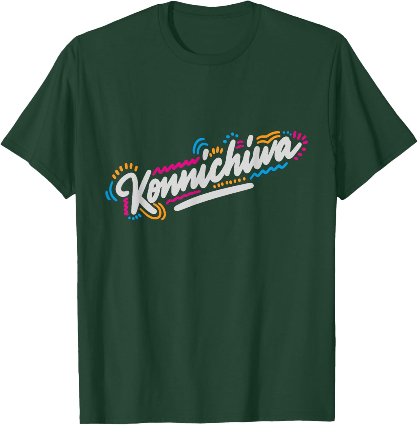 Konnichiwa Hello T-Shirt - T-Shirt | Forest