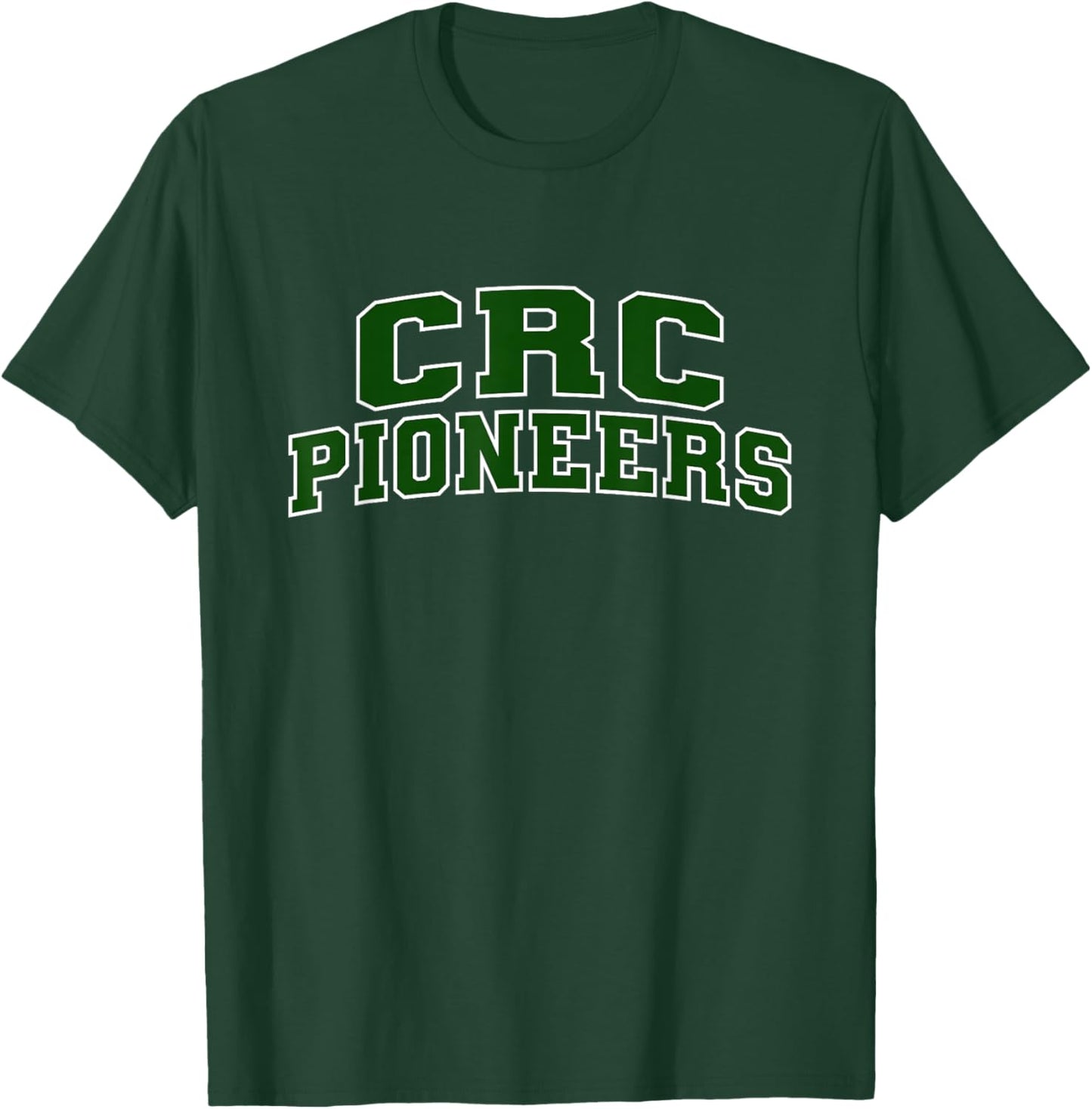 Crowley's Ridge College CRC Pioneers Apparel Sports Fan T-Shirt - T-Shirt | Forest