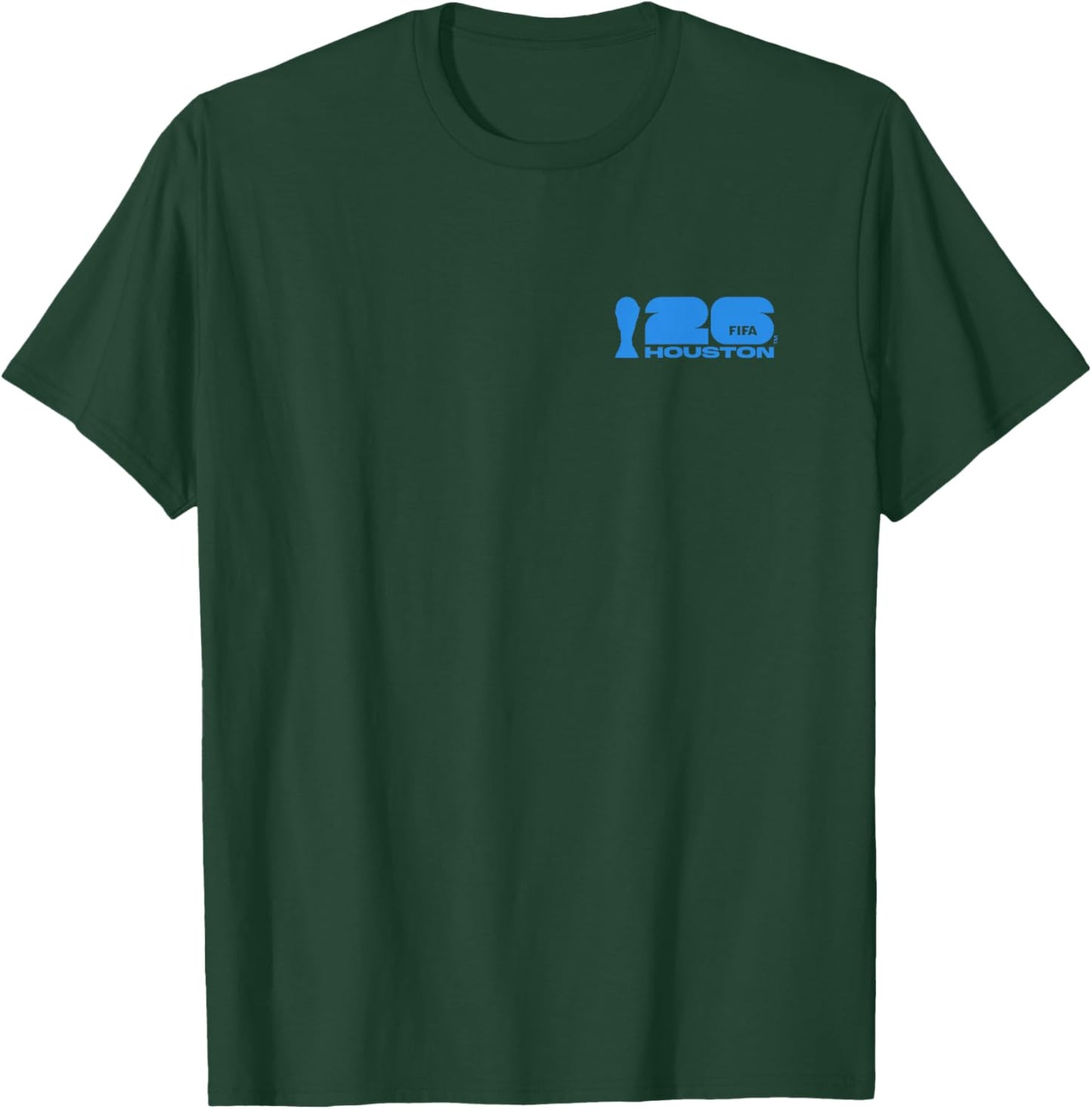 FIFA World CUP26 Houston Poster T-Shirt - T-Shirt | Forest