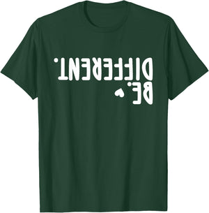 Funny Upside, Different Men Women Kids Its Ok to Be T-Shirt - T-Shirt | Forest