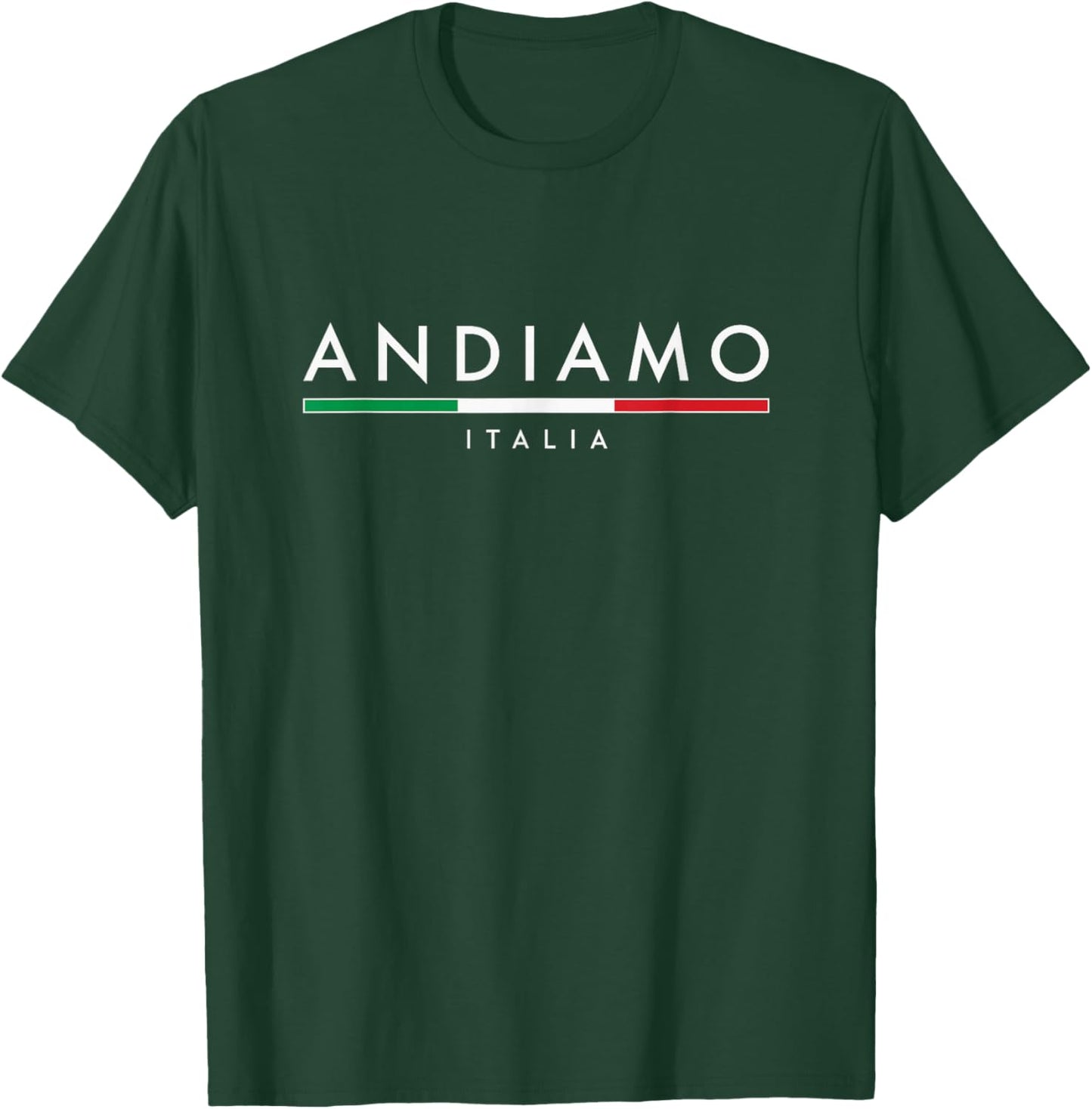 Andiamo Italia Minimalist T-Shirt - T-Shirt | Forest