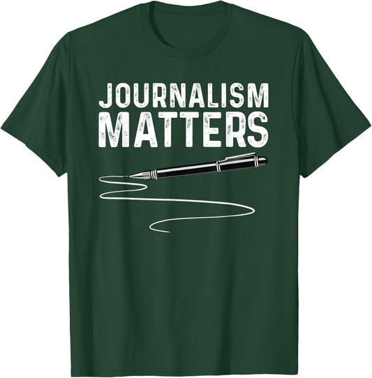 Journalist Design Women Journalism Lover Journalist T-Shirt - T-Shirt | Forest