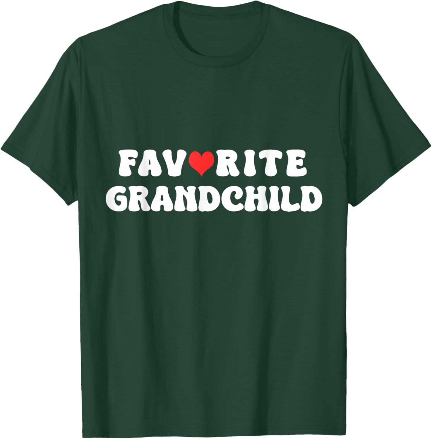 Favorite Grandchild Shirt from Grandma Grandpa Grandparents T-Shirt - T-Shirt | Forest