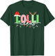 Lolli Claus Christmas Lights Santa Hat Family Matching T-Shirt - T-Shirt | Forest