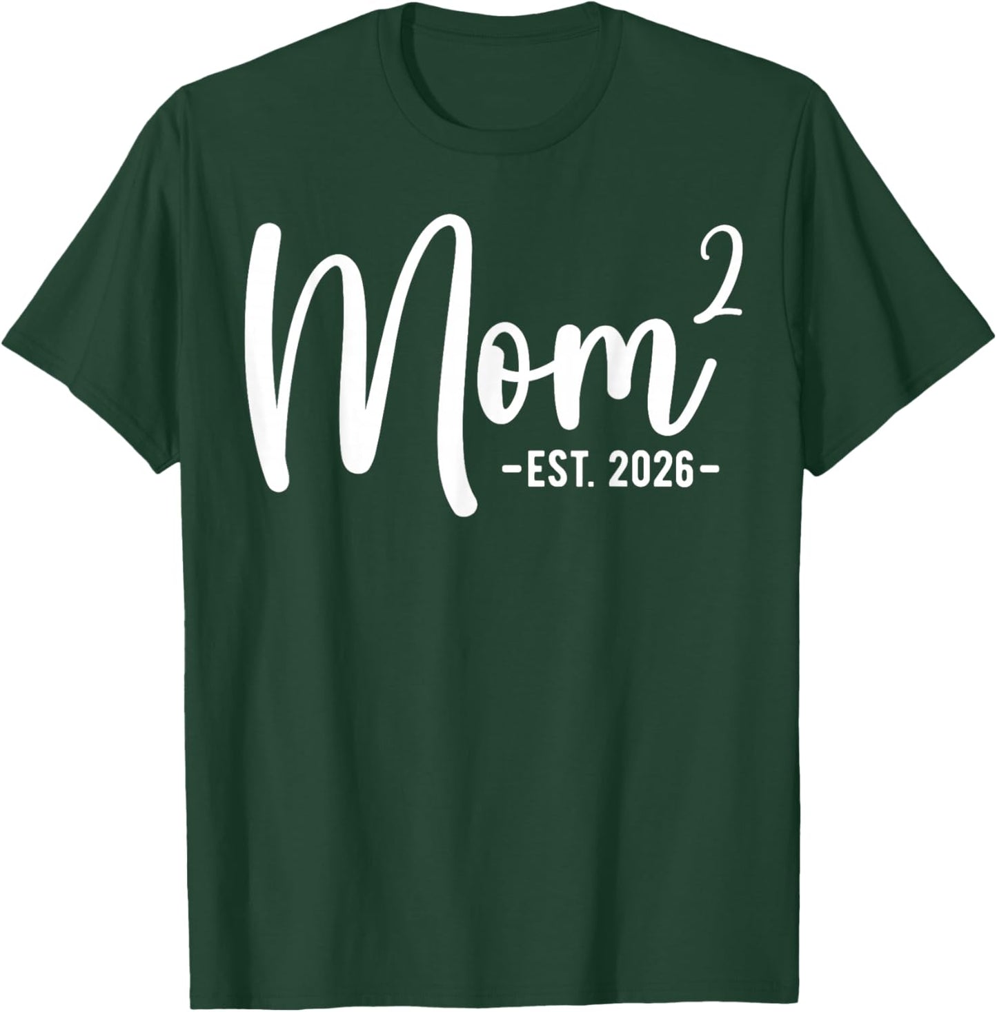 Mom of Two Mom of 2 Boys Girls T-Shirt - T-Shirt | Forest