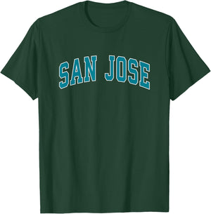San Jose - Throwback Design Print - Classic T-Shirt - T-Shirt | Forest