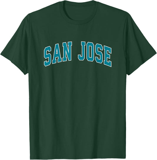 San Jose - Throwback Design Print - Classic T-Shirt - T-Shirt | Forest