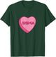 Sigma Gen Alpha Valentine's Day Shirt Rizzler Candy Heart T-Shirt - T-Shirt | Forest