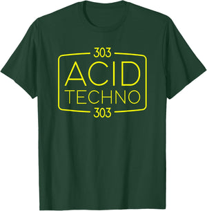 Acid Techno Shirt 303 Acid Rave Hard Dark Techno T-Shirt - T-Shirt | Forest