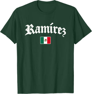 Ramirez Mexican Flag of Mexico T-Shirt - T-Shirt | Forest