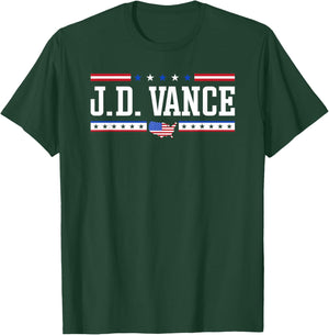 J.D. Vance for President 2028 T-Shirt - T-Shirt | Forest