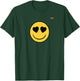 Official Emoji Yellow Smile Smiling Heart Eyes Love T-Shirt - T-Shirt | Forest