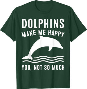 Dolphin Design Women Dolphin Themed Dolphin Lover T-Shirt - T-Shirt | Forest