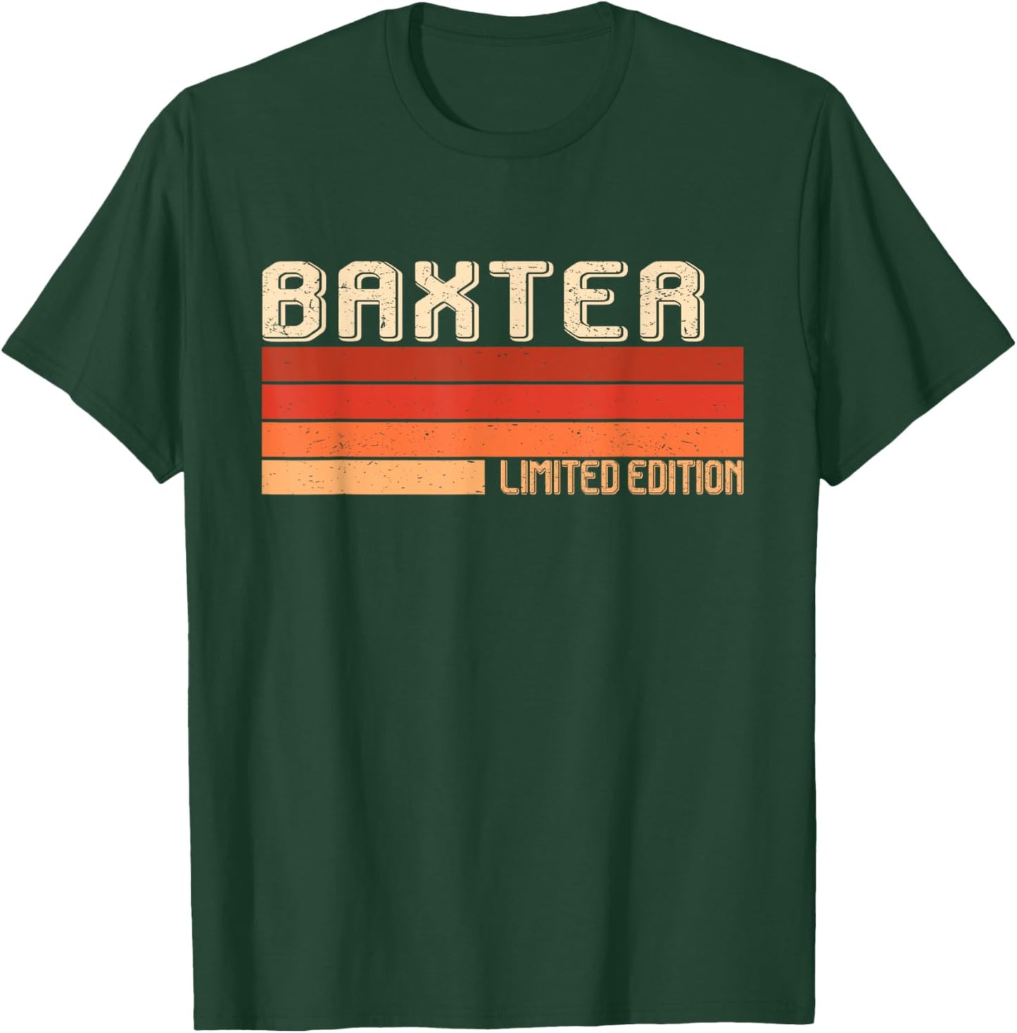 BAXTER Name Personalized Idea Men Retro Vintage BAXTER T-Shirt - T-Shirt | Forest