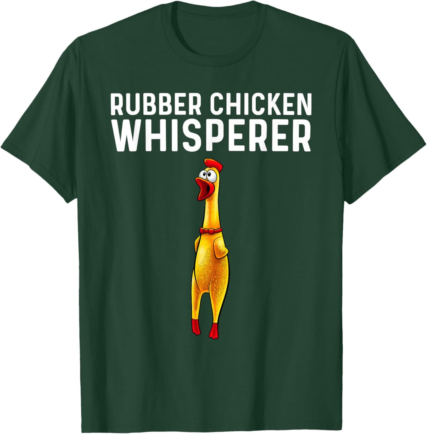 Cool Rubber Chicken Design Women Kids Rubber Chicken T-Shirt - T-Shirt | Forest