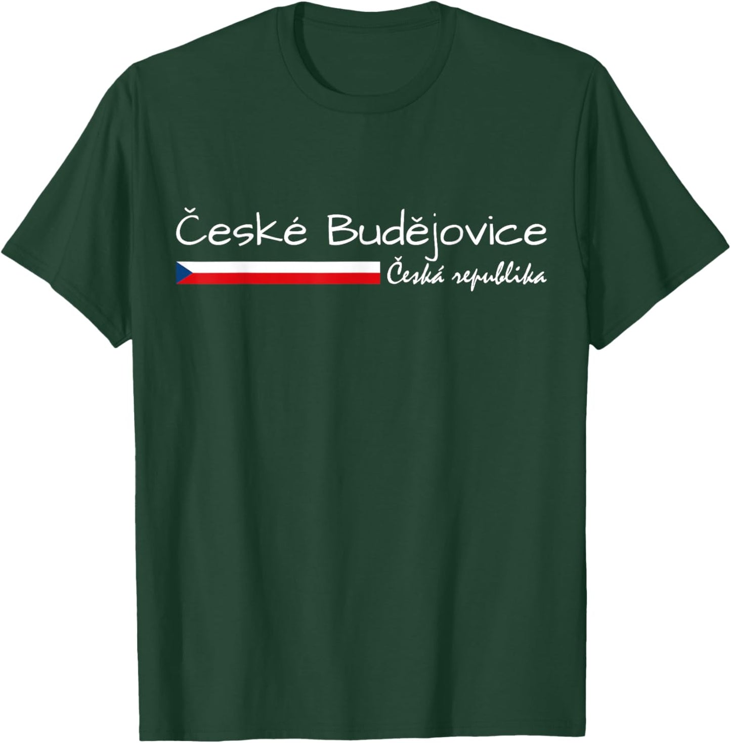 Ceske Budejovice Ceska Republika, Czech Flag, C. Budejovice T-Shirt - T-Shirt | Forest