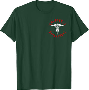 Women Emergency Department 2 Sided Retro Er Nurse T-Shirt - T-Shirt | Forest