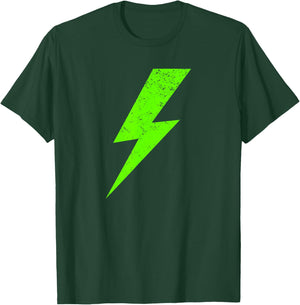 Simple Lightning Green Bolt T-Shirt - T-Shirt | Forest