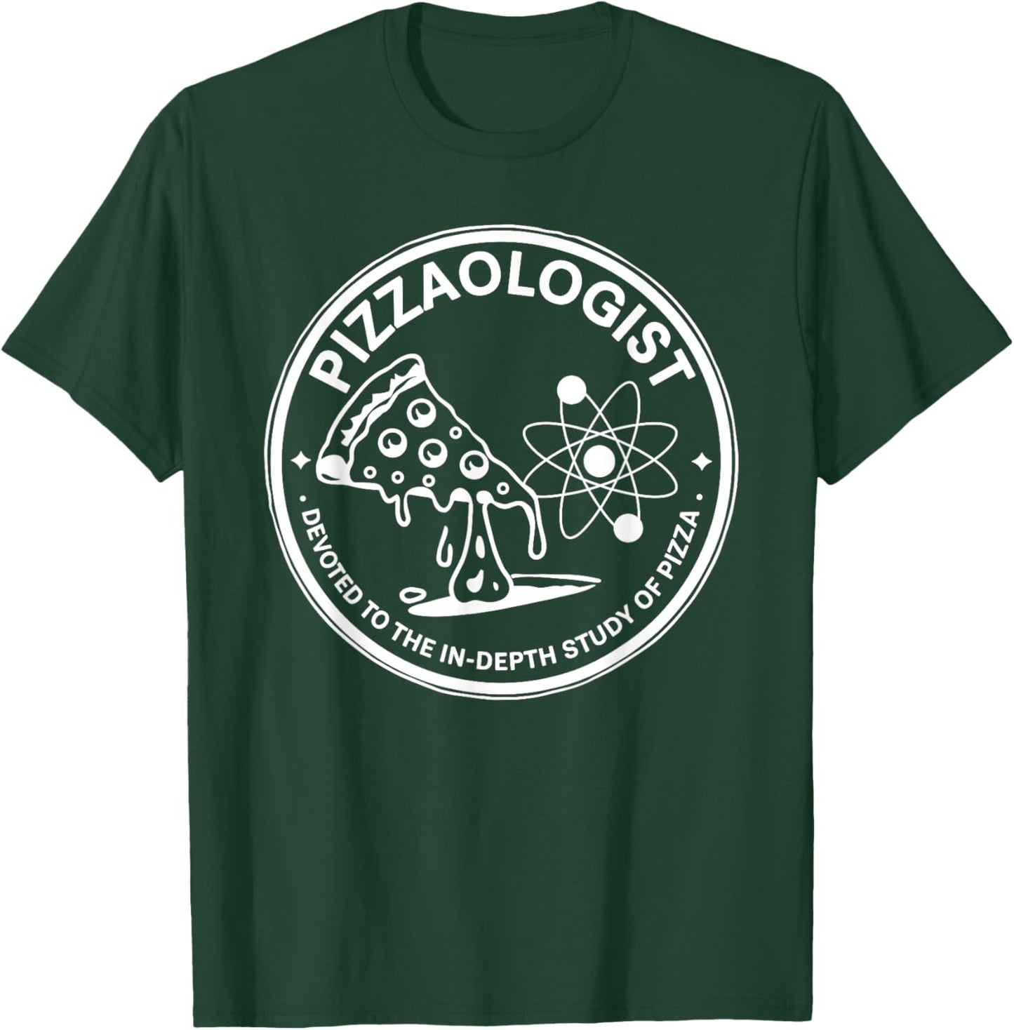 Pizzaologist study of pizza funny Food Lover Pizza Baker T-Shirt - T-Shirt | Forest