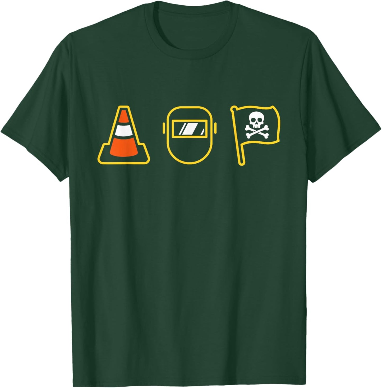 Pittsburgh, Hoist The Traffic Cone 3 Icons T-Shirt - T-Shirt | Forest