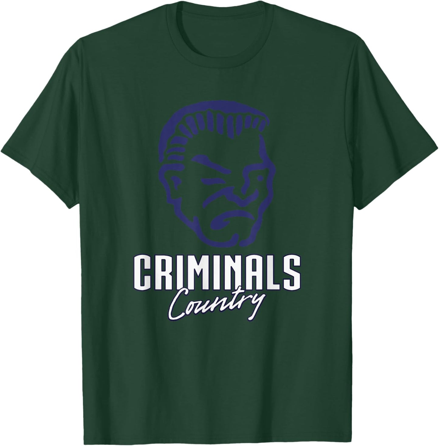 Yuma Criminals Logo Country HS T-Shirt - T-Shirt | Forest
