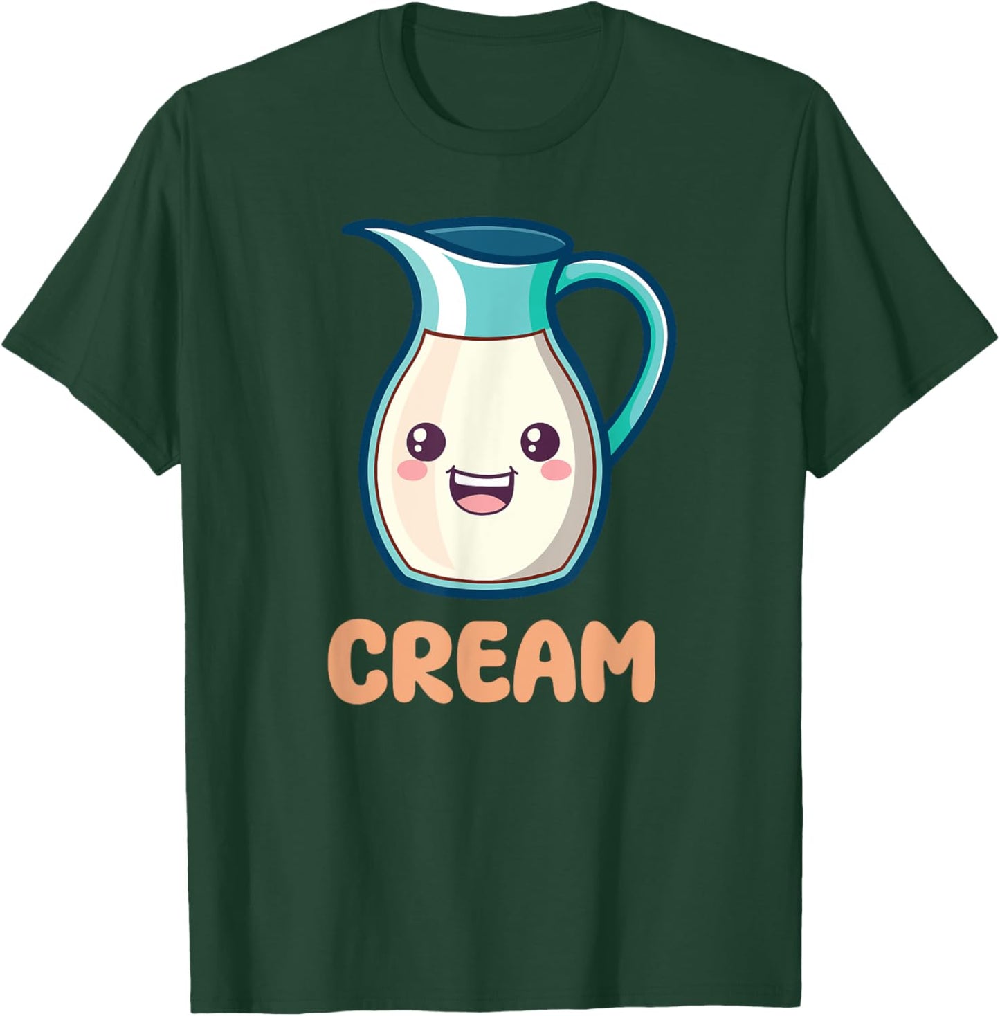 Coffee & Creamer Matching Couple Halloween Best Friends T-Shirt - T-Shirt | Forest