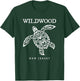 Wildwood New Jersey Sea Turtle Beach Vacation T-Shirt - T-Shirt | Forest