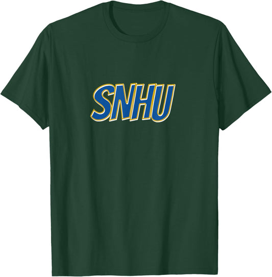 SNHU Arch Vintage Retro College Athletic Sports T-Shirt - T-Shirt | Forest