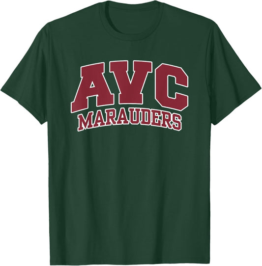 Antelope Valley College AVC Marauders Apparel Sports Fan T-Shirt - T-Shirt | Forest