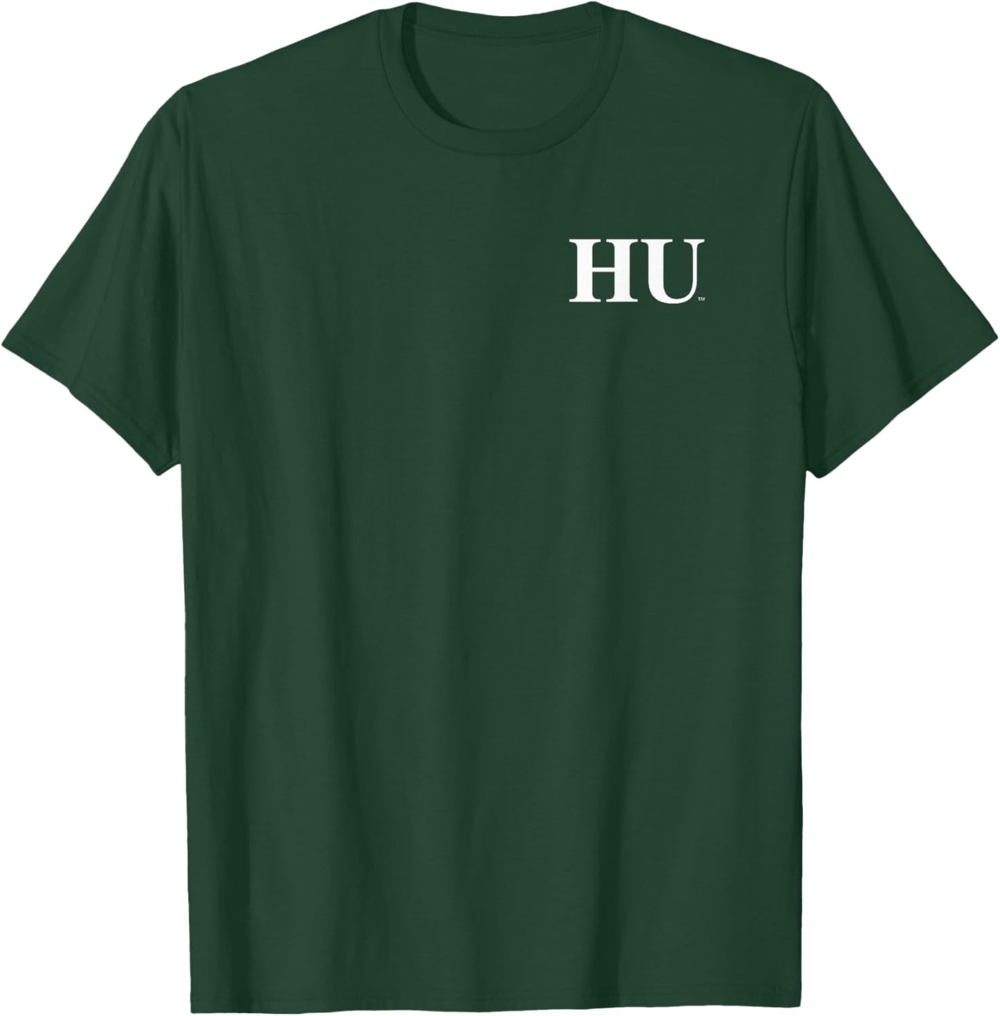 Howard Bison Front/Back Founders Library Black T-Shirt - T-Shirt | Forest
