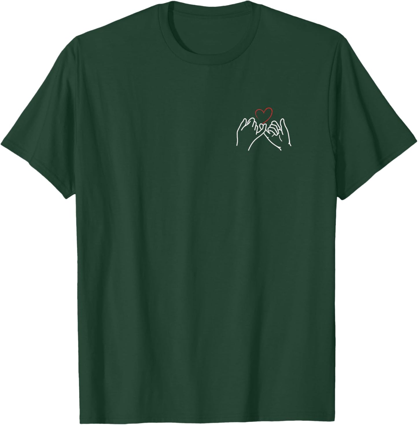 Little Finger Promise - Illustration Friendship Loyalty T-Shirt - T-Shirt | Forest