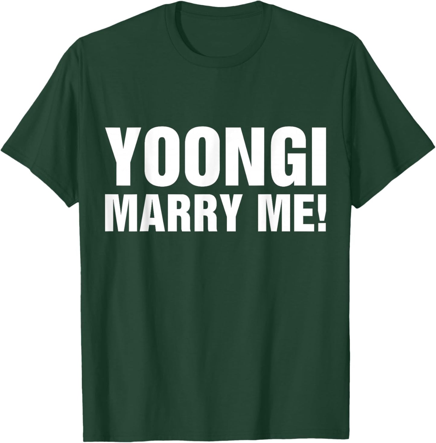 Yoongi Marry Me T-Shirt - T-Shirt | Forest