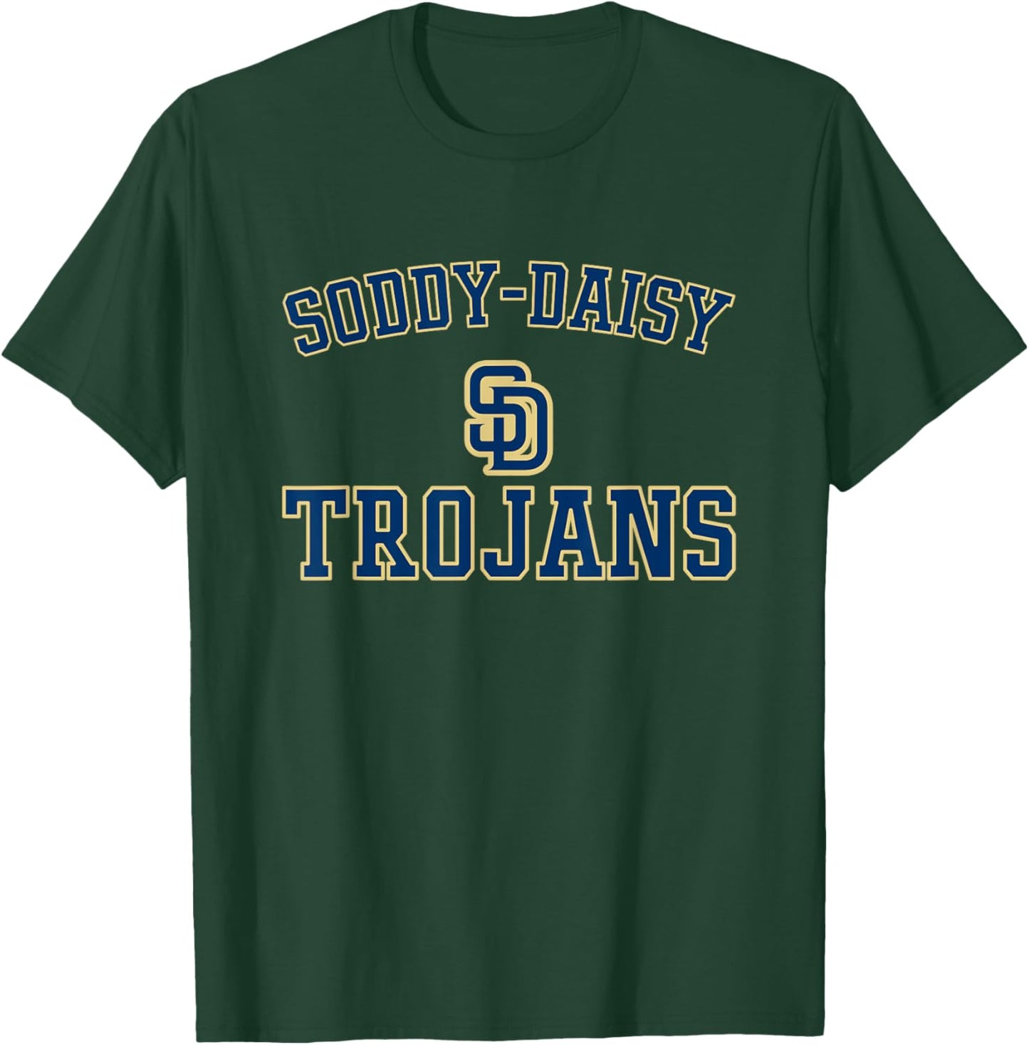Soddy-Daisy Trojans Logo Varsity HS T-Shirt - T-Shirt | Forest