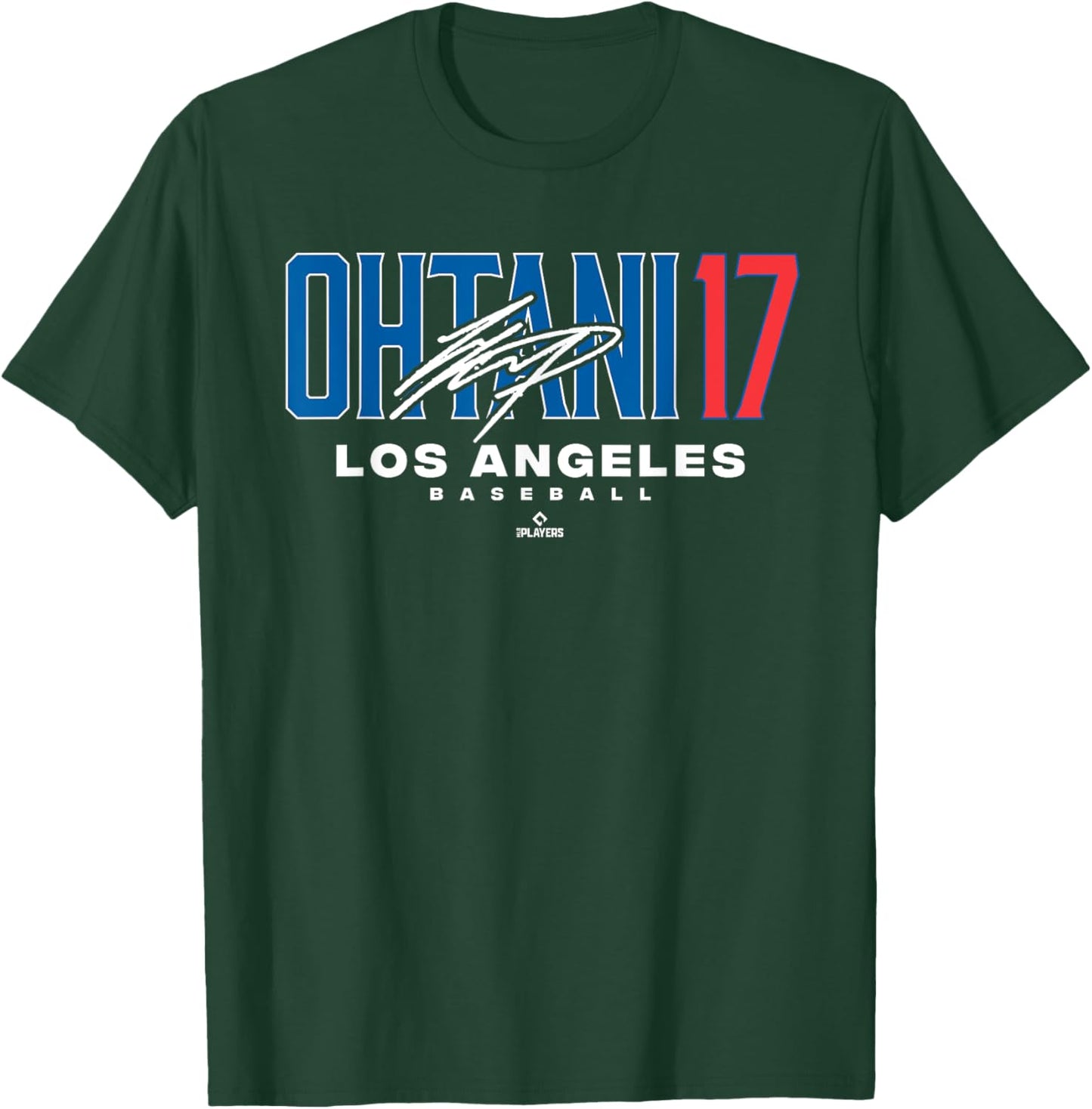 Name Number City Shohei Ohtani 17 Los Angeles Baseball MLBPA T-Shirt - T-Shirt | Forest