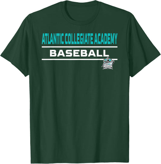 Atlantic Collegiate Academy Armada Baseball T-Shirt - T-Shirt | Forest