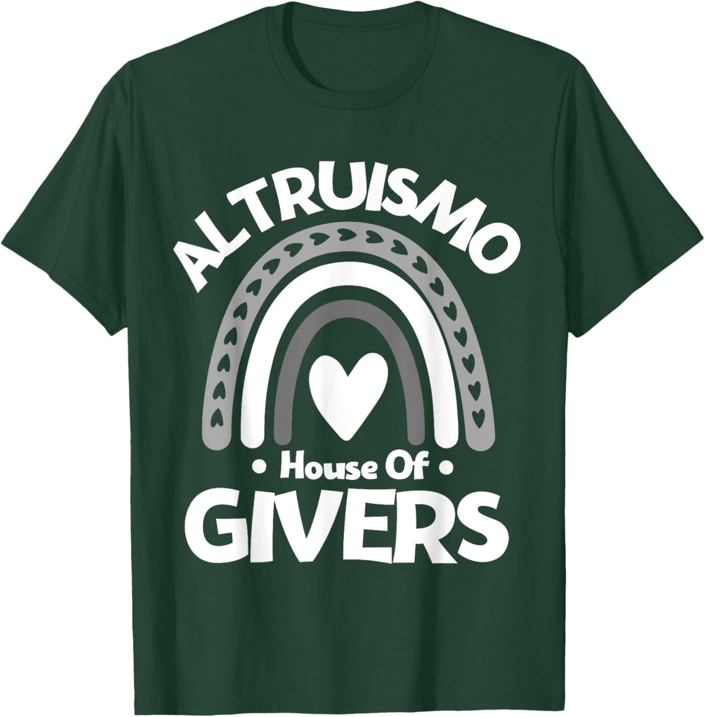 Altruismo House of Givers, Vintage Rainbow Spirit T-Shirt - T-Shirt | Forest