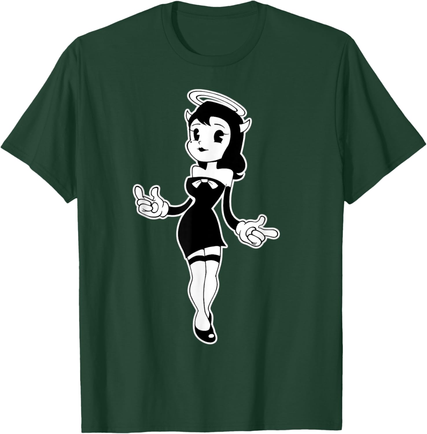 Alice Angel Gothic Angel Sent from Above Vintage Cartoon T-Shirt - T-Shirt | Forest