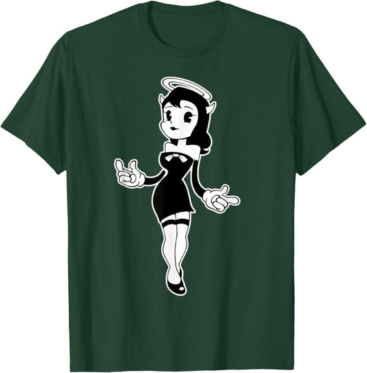 Alice Angel Gothic Angel Sent from Above Vintage Cartoon T-Shirt - T-Shirt | Forest