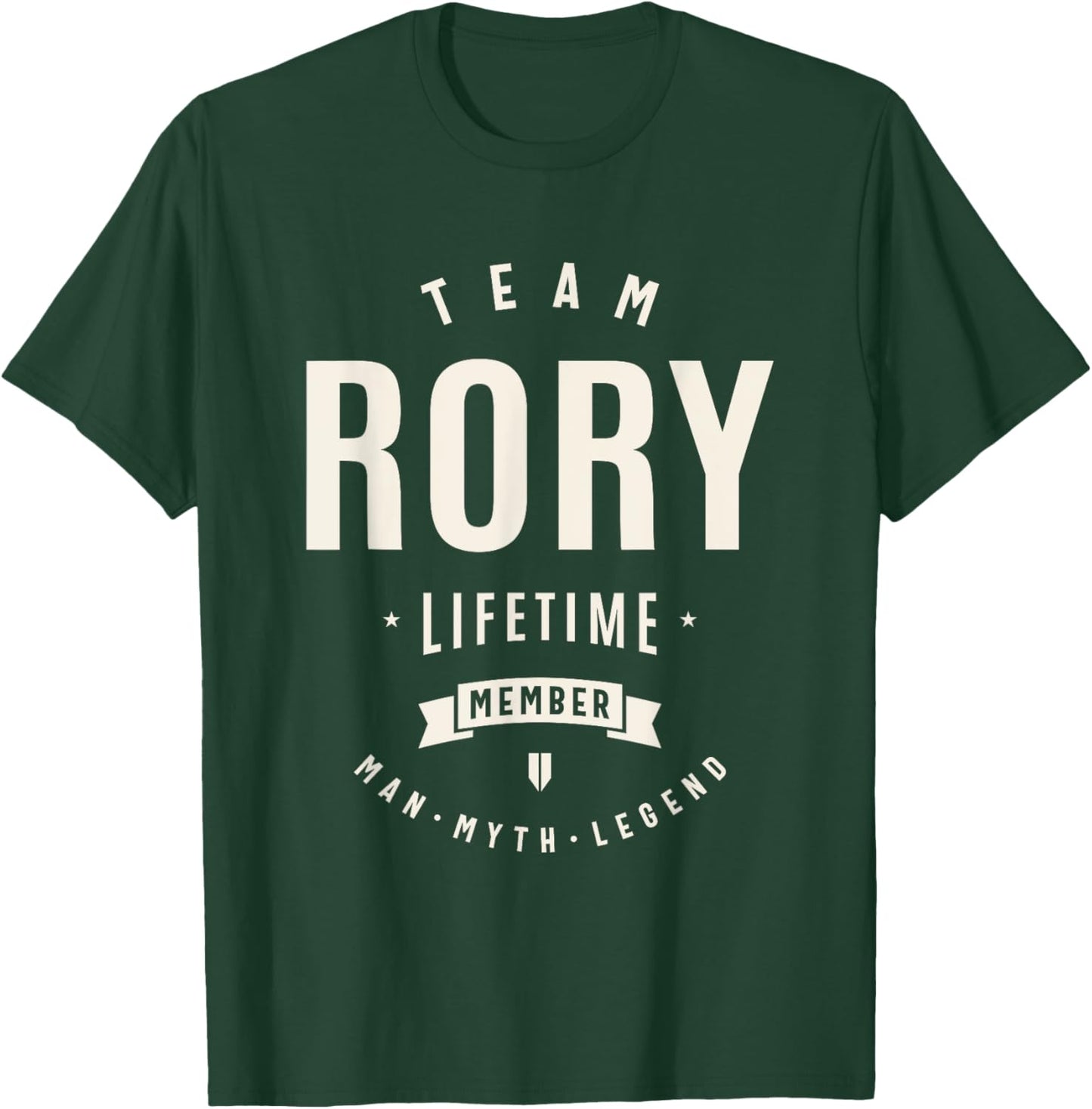 Team Rory Lifetime Member Funny Name Rory T-Shirt - T-Shirt | Forest