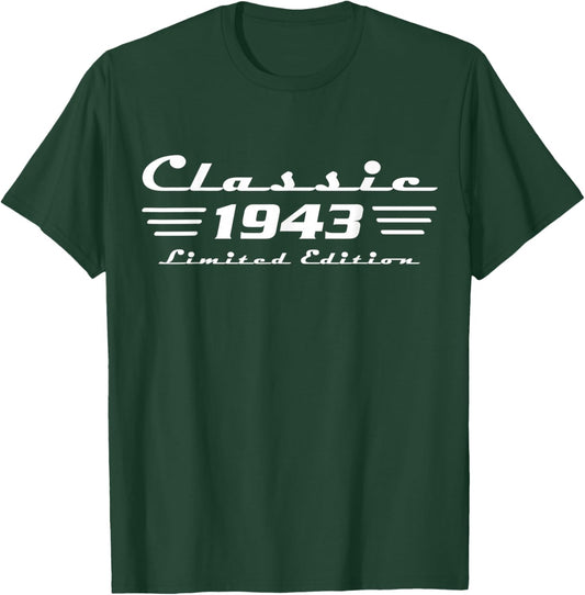 Classic 83 Birthday Decorations Men 83yr 1943 83th Birthday T-Shirt - T-Shirt | Forest