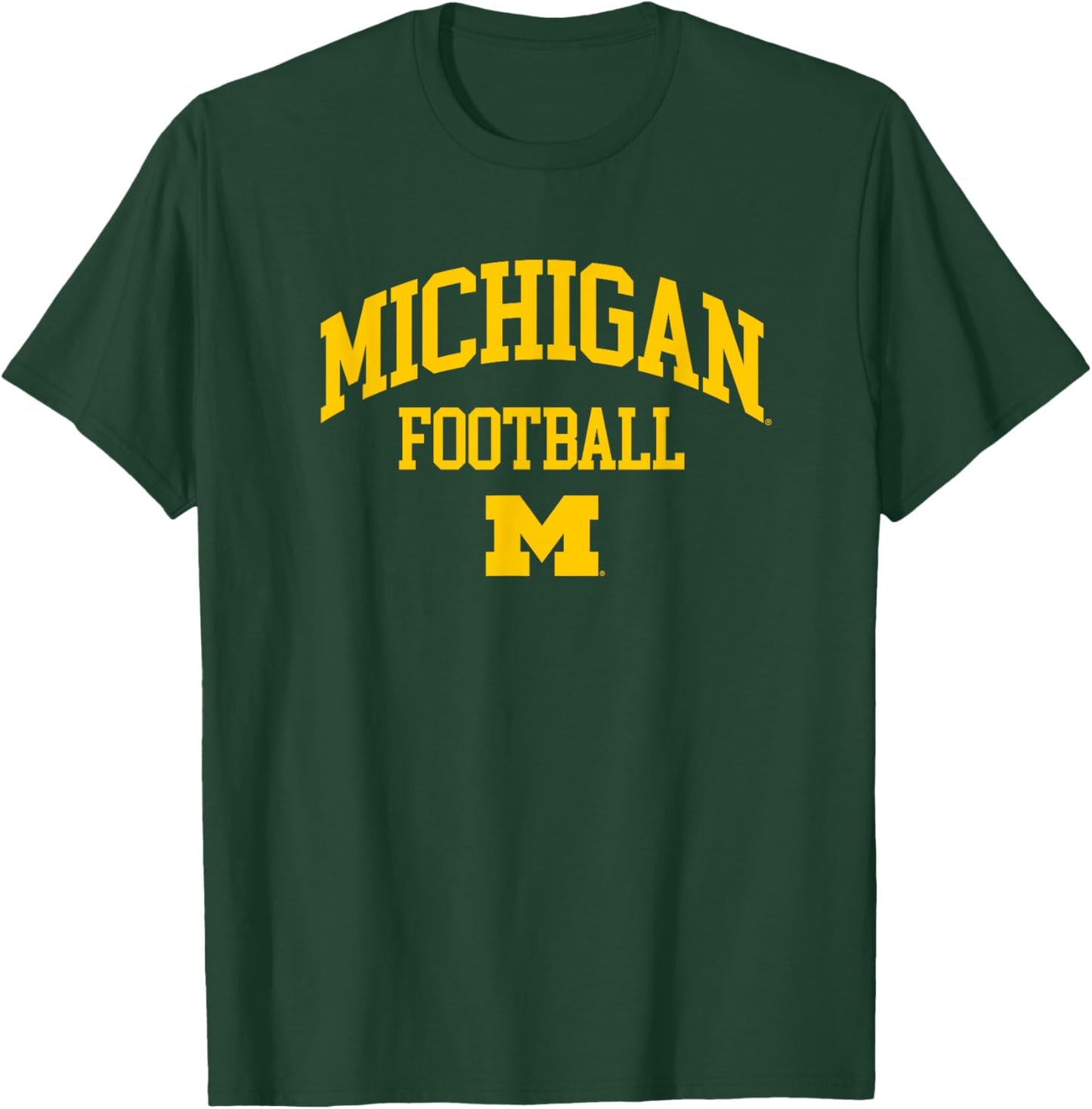 University of Michigan Wolverines Football T-Shirt - T-Shirt | Forest